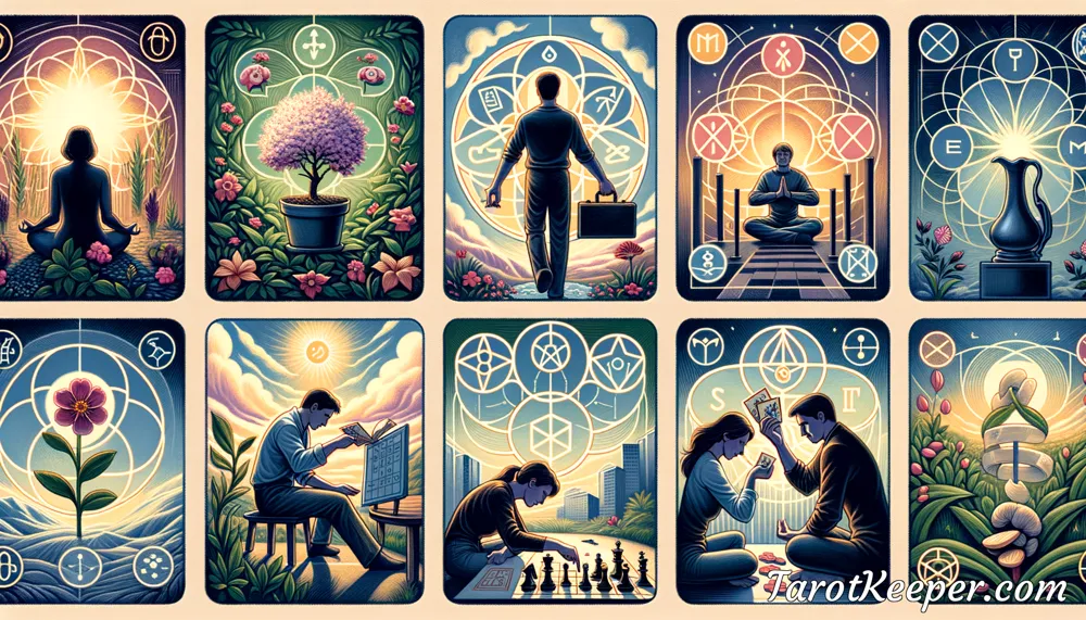 Eight of Pentacles in Different Aspects of Life