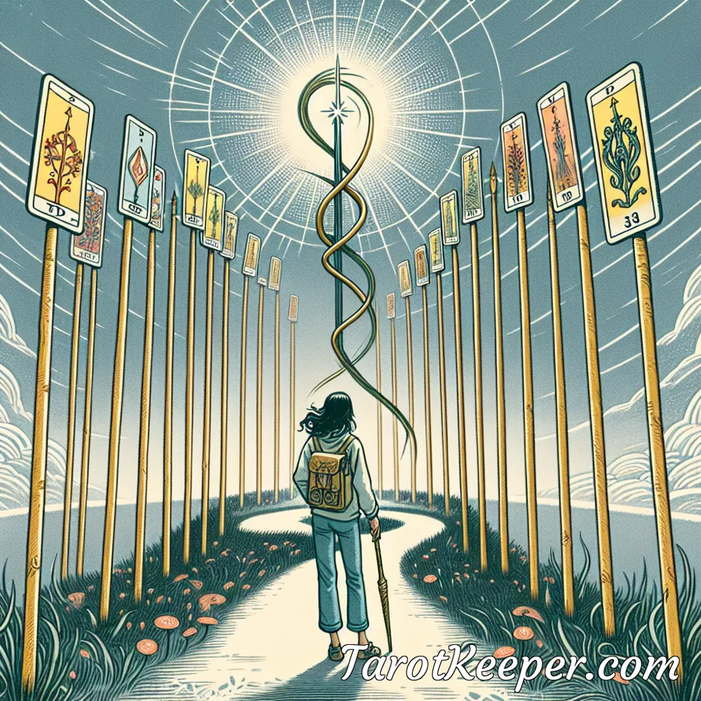 Interpreting the Nine of Wands in Yes or No Questions