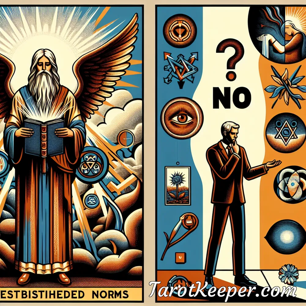 Interpreting Yes or No Questions with the Hierophant