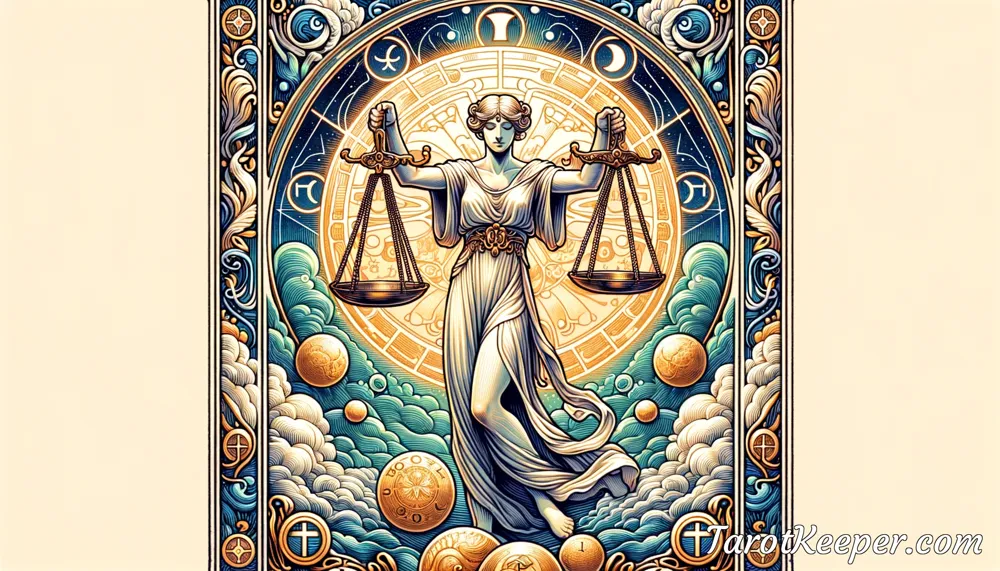 Justice Tarot Card and Astrology