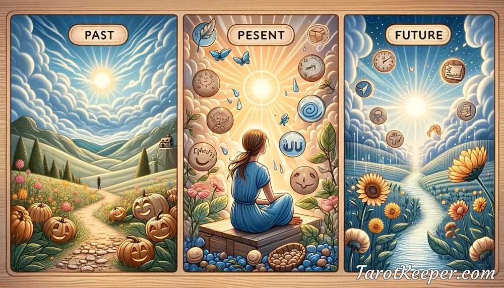 Nine of Cups in Past, Present, and Future