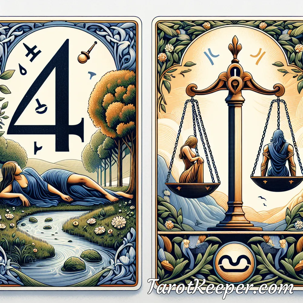 The Connection Between the Four of Swords and Libra